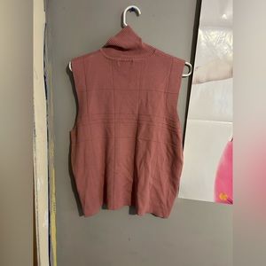 XL pink christopher & banks turtle neck / sweater vest